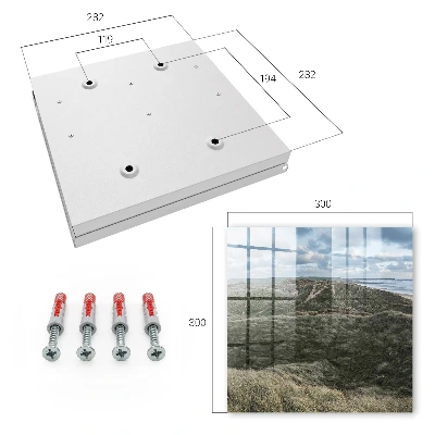 Green hills Wall mounted key box