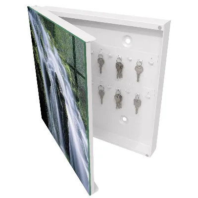 Green waterfall Wall mounted key box