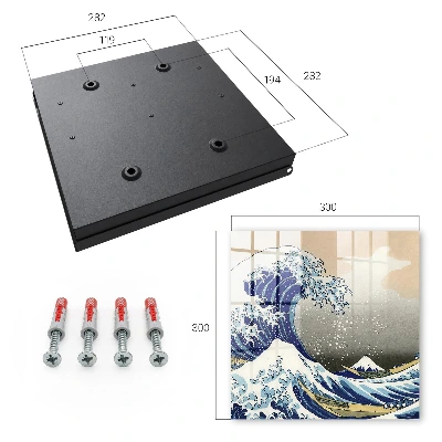 Great Wave Key cabinet