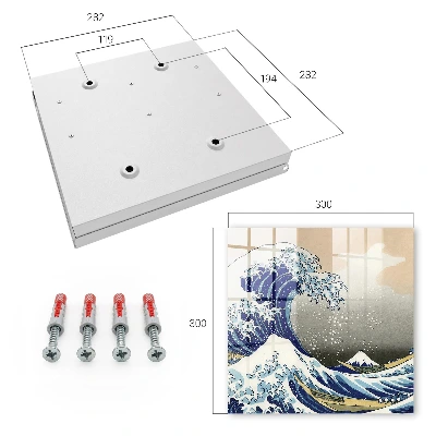 Great Wave Key cabinet