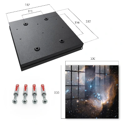 Stellar nebula Key box for wall