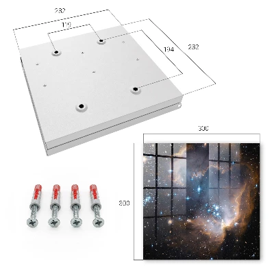 Stellar nebula Key box for wall