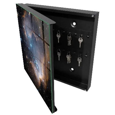Stellar nebula Key box for wall