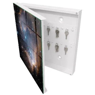 Stellar nebula Key box for wall