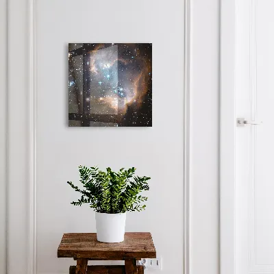 Stellar nebula Key box for wall