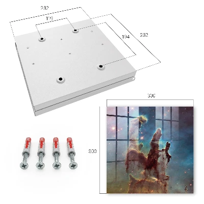 Cosmic vision Wall mounted key box