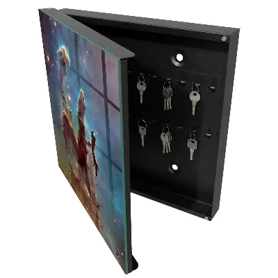 Cosmic vision Wall mounted key box
