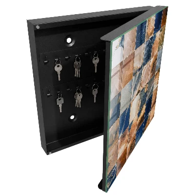 Marble mosaic Wall mounted key box