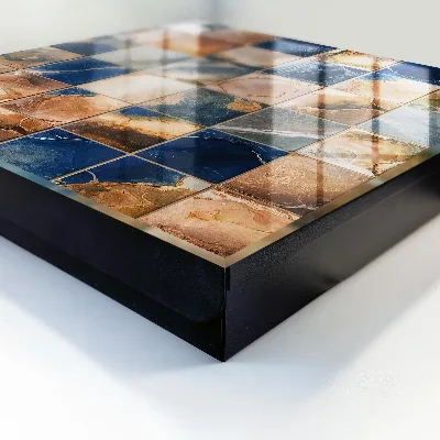 Marble mosaic Wall mounted key box