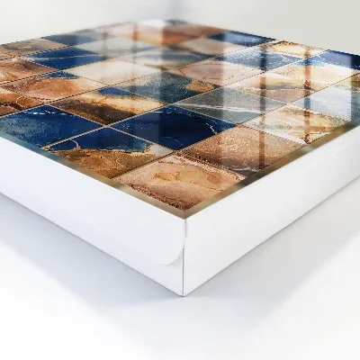 Marble mosaic Wall mounted key box