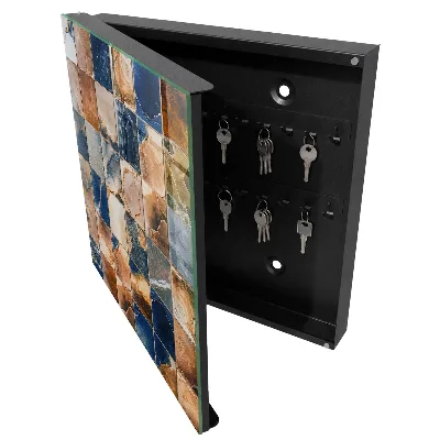Marble mosaic Wall mounted key box