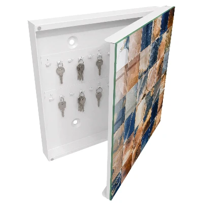 Marble mosaic Wall mounted key box