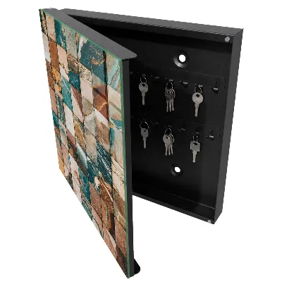 Tonal mosaic Key cabinet