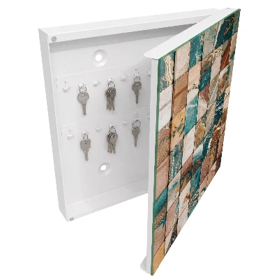 Tonal mosaic Key cabinet