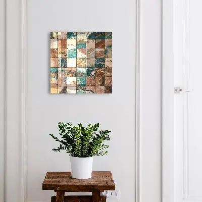 Tonal mosaic Key cabinet