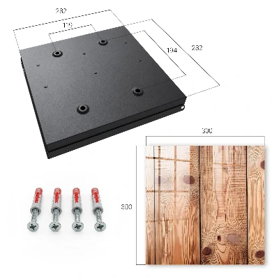 Wood grain Key cabinet