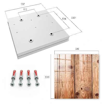 Wood grain Key cabinet