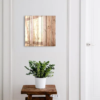 Wooden planks Key box for wall