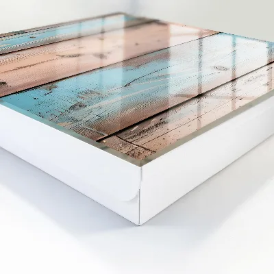 Pastel wood Key box for wall