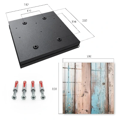 Pastel wood Key box for wall