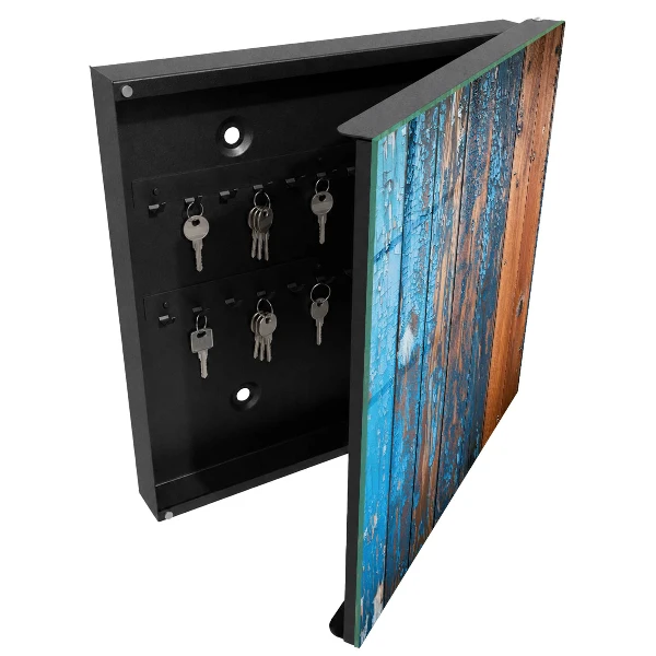 Wood texture Wall mounted key box