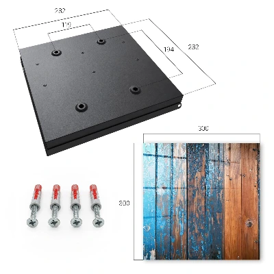 Wood texture Wall mounted key box