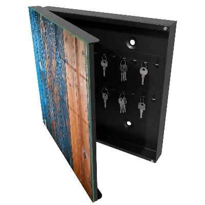 Wood texture Wall mounted key box