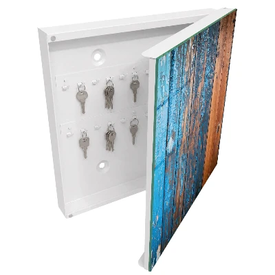 Wood texture Wall mounted key box