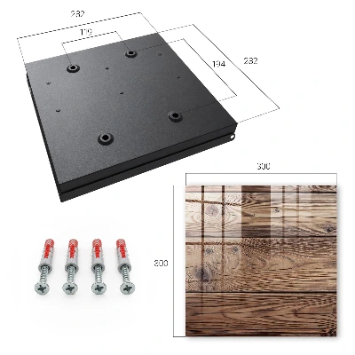 Wood pattern Key cabinet