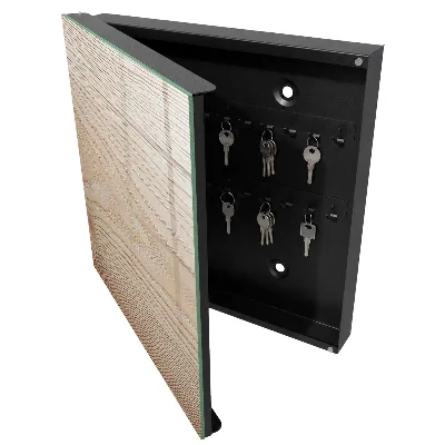 Wood texture Key box for wall