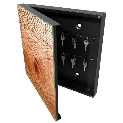 Wood grain Wall mounted key box