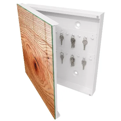 Wood grain Wall mounted key box