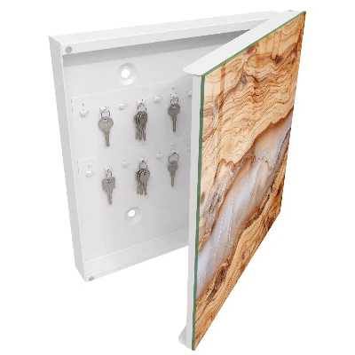Wood pattern Key cabinet
