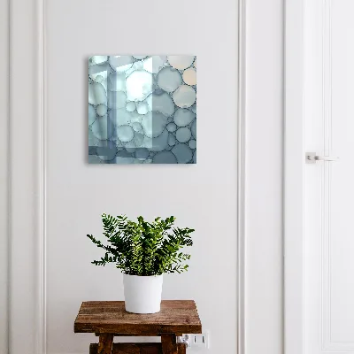 Blue bubbles Wall mounted key box