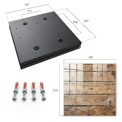 Wooden planks Key cabinet