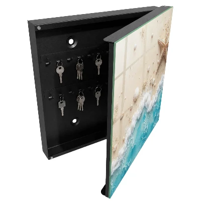 Summer beach Key box for wall