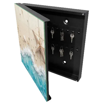 Summer beach Key box for wall
