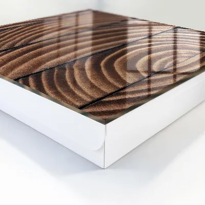 Wood waves Key box for wall