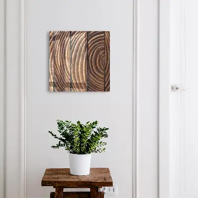 Wood waves Key box for wall