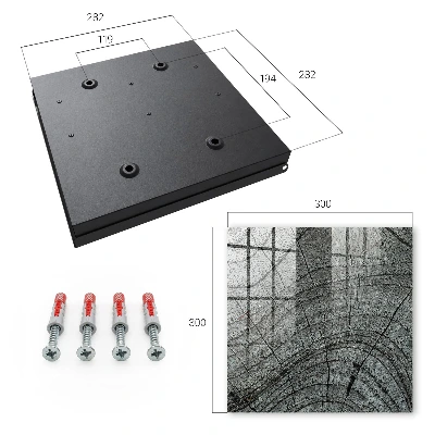 Tree rings Key cabinet
