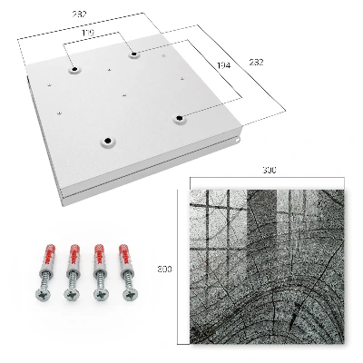 Tree rings Key cabinet