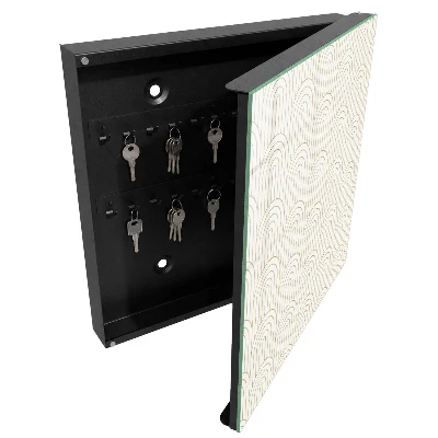 Geometric arches Key box for wall