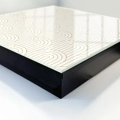 Geometric arches Key box for wall