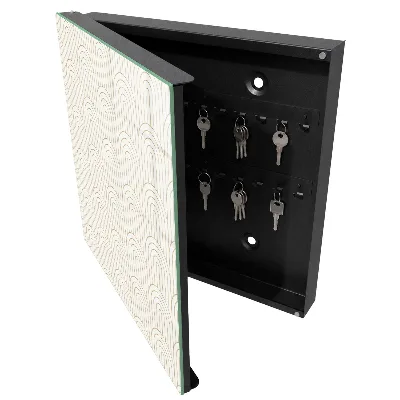 Geometric arches Key box for wall