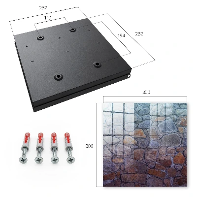 Stone texture Wall mounted key box