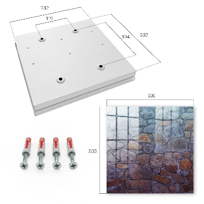 Stone texture Wall mounted key box