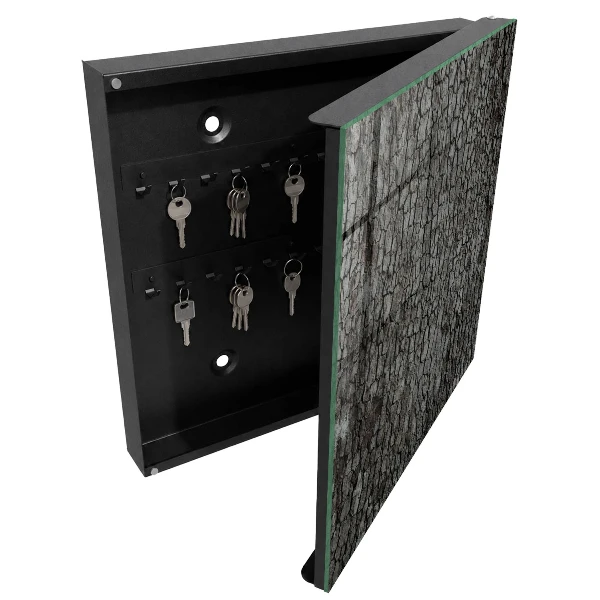 Tree bark Key cabinet