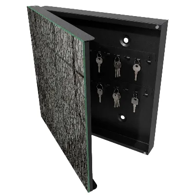 Tree bark Key cabinet