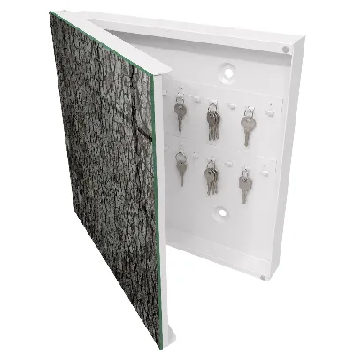 Tree bark Key cabinet