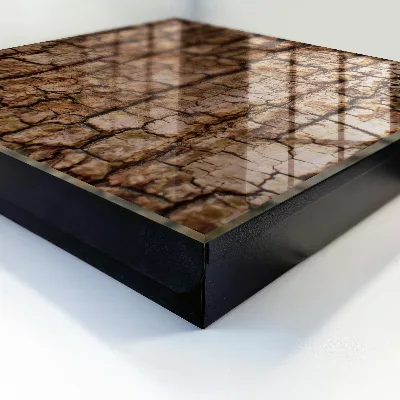 Tree bark Key box for wall